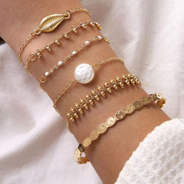 charm bracelets tocona 6pcs/sets bohemian shell tassel for women luxury pearl stone bead bangle summer jewelry accessories 10096, Golden;silver
charm bracelets tocona 6pcs/sets bohemian shell tassel for women luxury pearl stone bead bangle summer jewelry accessories 10096, Golden;silver