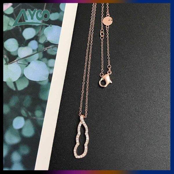 chokers fashion jewelry swa charm elegant rose gold pea shape pendant necklace female lucky romantic gift, Golden;silver
chokers fashion jewelry swa charm elegant rose gold pea shape pendant necklace female lucky romantic gift, Golden;silver