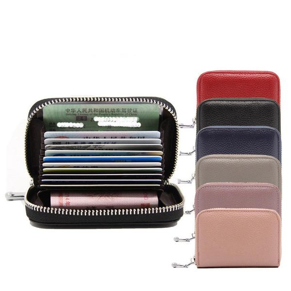 card holders rfid genuine leather bank holder wallet men women business cover case protection cardholder porte carte, Brown;gray
card holders rfid genuine leather bank holder wallet men women business cover case protection cardholder porte carte, Brown;gray