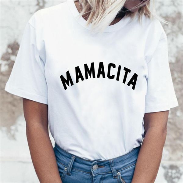 summer and womens mamacita spanish men t shirt alphabet printing funny mom life female top, White;black
summer and womens mamacita spanish men t shirt alphabet printing funny mom life female top, White;black