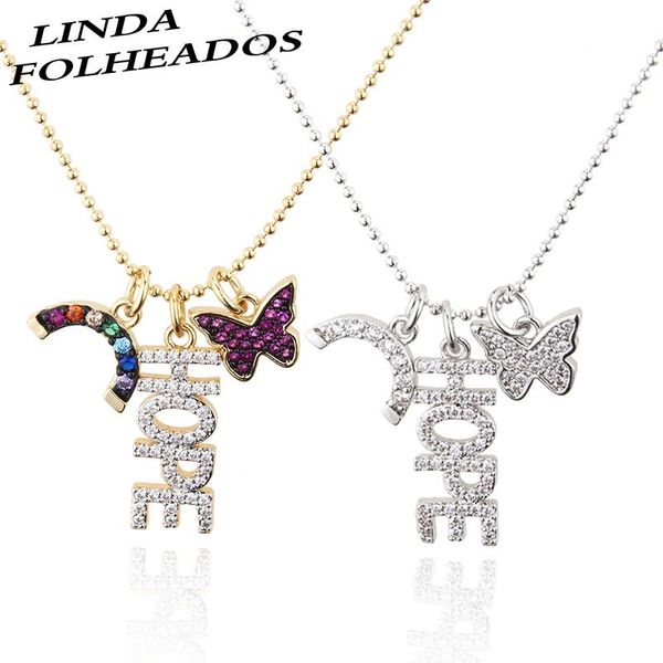 arrival gold/silver color copper necklace white/ mixed cubic zircon butterfly / rainbow for women fine pendant gift necklaces
arrival gold/silver color copper necklace white/ mixed cubic zircon butterfly / rainbow for women fine pendant gift necklaces