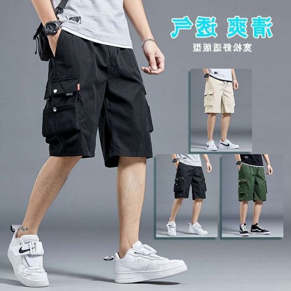 men's shorts summer thin fashion brand loose large casual pants straight work shorts men's capris, White;black
men's shorts summer thin fashion brand loose large casual pants straight work shorts men's capris, White;black