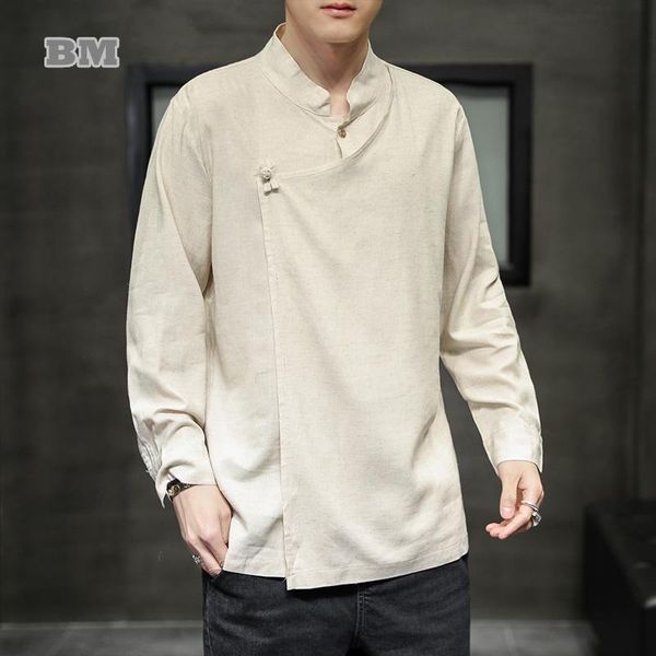 men's casual shirts chinese style retro tang suit spring autumn long sleeve shirt plus size loose hanfu zen clothing tai chi coa, White;black
men's casual shirts chinese style retro tang suit spring autumn long sleeve shirt plus size loose hanfu zen clothing tai chi coa, White;black