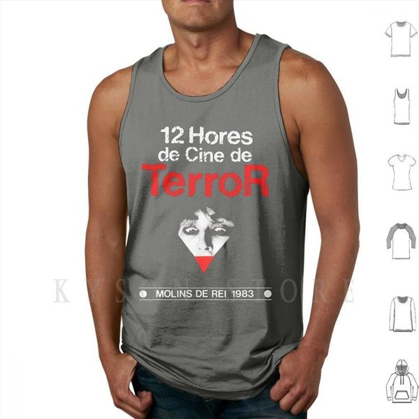 molins terror horror festival 1983 tank vest sleeveless brian de palma john landis, White;black
molins terror horror festival 1983 tank vest sleeveless brian de palma john landis, White;black