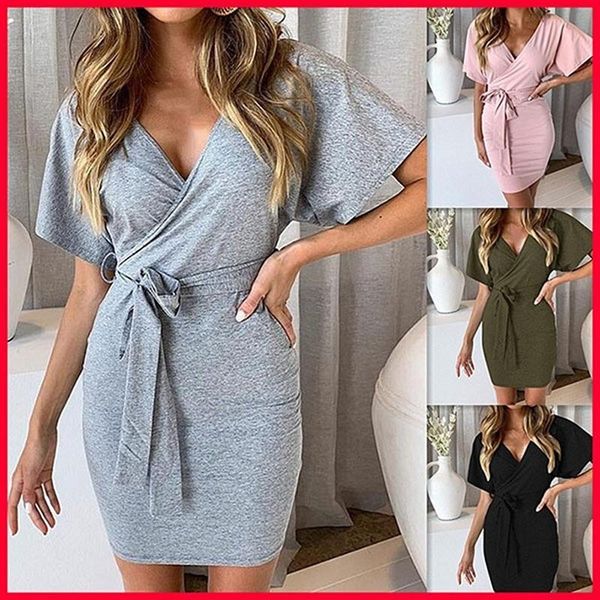 fashion spring v neck summer mini dress vestido de festa evening party bandage women casual elegant high waist vestidos dresses, Black;gray
fashion spring v neck summer mini dress vestido de festa evening party bandage women casual elegant high waist vestidos dresses, Black;gray