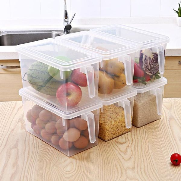 storage bottles & jars refrigerator kitchen food keep fresh box plastic sealed transparent canister with handle stackable
storage bottles & jars refrigerator kitchen food keep fresh box plastic sealed transparent canister with handle stackable
