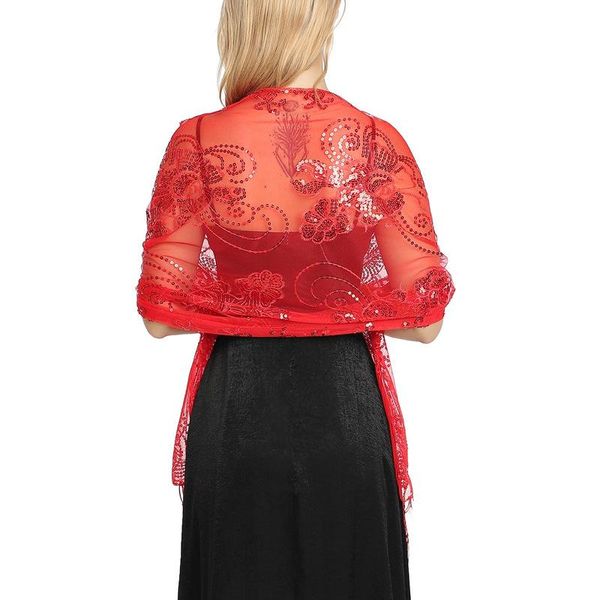 scarves 11 color embroidery sequin wedding wraps for women evening party shawl bridal boleros and shrugs banquet accessories shawls, Blue;gray
scarves 11 color embroidery sequin wedding wraps for women evening party shawl bridal boleros and shrugs banquet accessories shawls, Blue;gray
