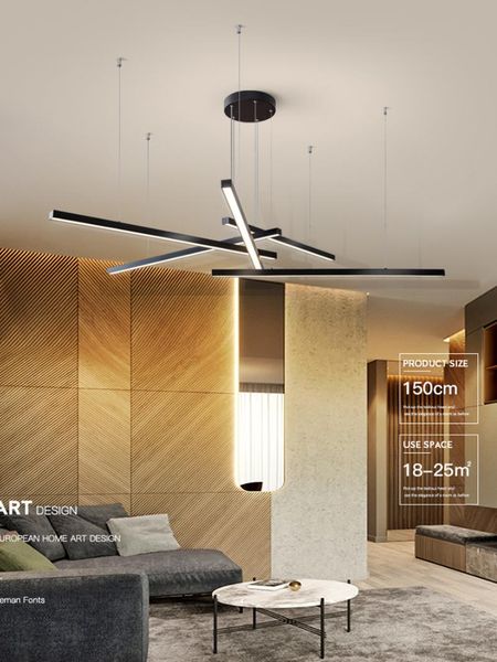 chandeliers modern and simple led chandelier creative shopping mall model room atmosphere living dining dimmable black office
chandeliers modern and simple led chandelier creative shopping mall model room atmosphere living dining dimmable black office