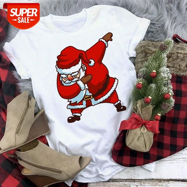 christmas ladies short-sleeved t-shirt elk santa print casual bottoming shirt #u35m, White
christmas ladies short-sleeved t-shirt elk santa print casual bottoming shirt #u35m, White