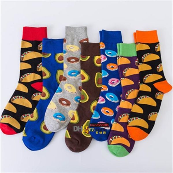 colorful fashion happy socks combed cotton jacquard socks delicious socks with avocado doughnut, Black
colorful fashion happy socks combed cotton jacquard socks delicious socks with avocado doughnut, Black