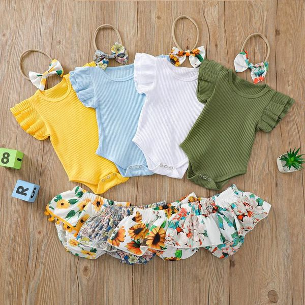 clothing sets baby girl clothes set toddler kids girls summer romper +shorts +headwear conjunto niña, White
clothing sets baby girl clothes set toddler kids girls summer romper +shorts +headwear conjunto niña, White