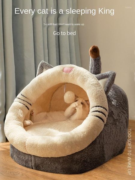 cat nest four seasons kennel winter warm semi-closed summer bed house removable and washable pet kennels & pens
cat nest four seasons kennel winter warm semi-closed summer bed house removable and washable pet kennels & pens