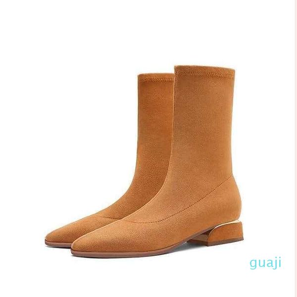 boots ins sock women flock shoes party thick heel ankle booties female winter pointed toe brown, Black
boots ins sock women flock shoes party thick heel ankle booties female winter pointed toe brown, Black