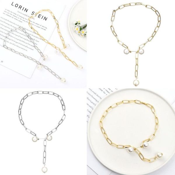 chains women hip hop temperament retro pearl necklace exaggerated sweater chain personality, Silver
chains women hip hop temperament retro pearl necklace exaggerated sweater chain personality, Silver