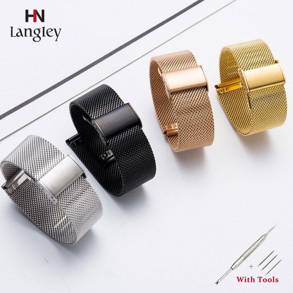 watch bands universal milanese watchband men women flat interface huawei buckle mesh strap stainless steel loop bracelet 16mm 18mm 20mm 22mm, Black;brown
watch bands universal milanese watchband men women flat interface huawei buckle mesh strap stainless steel loop bracelet 16mm 18mm 20mm 22mm, Black;brown