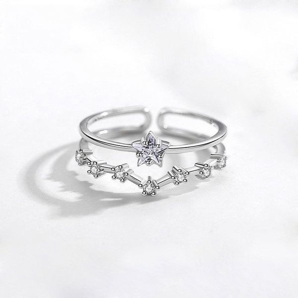 cluster rings jrsr 100% 925 sterling silver sparkling star zircon opening 2021 woman luxury diy jewelry birthday gifts, Golden;silver
cluster rings jrsr 100% 925 sterling silver sparkling star zircon opening 2021 woman luxury diy jewelry birthday gifts, Golden;silver
