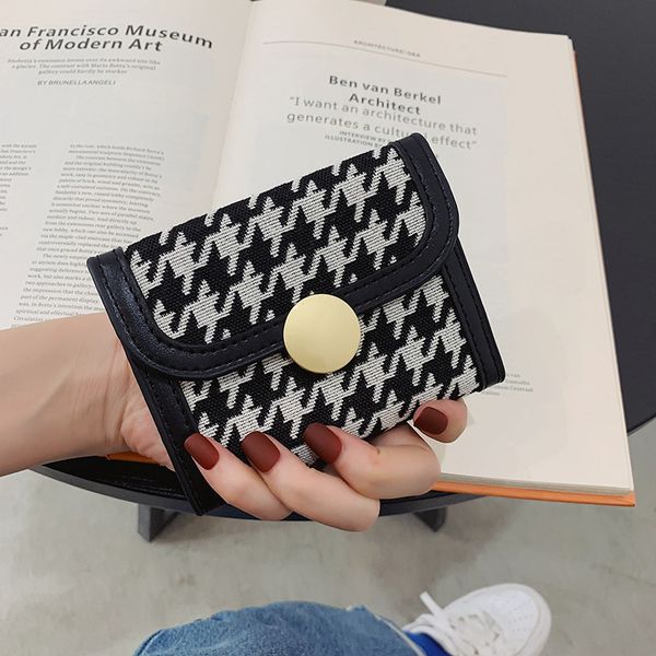 70% off luxury design handbag short wallet canvas thousand bird lattice women's short small bag keaido card folding pocket rq12, Red;black
70% off luxury design handbag short wallet canvas thousand bird lattice women's short small bag keaido card folding pocket rq12, Red;black