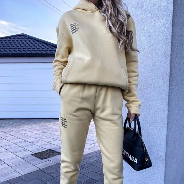 women's two piece pants letter print sports suits female fitness sportswear suit tracksuit 2021 oversize hoodie long sleeve+jogging, White
women's two piece pants letter print sports suits female fitness sportswear suit tracksuit 2021 oversize hoodie long sleeve+jogging, White