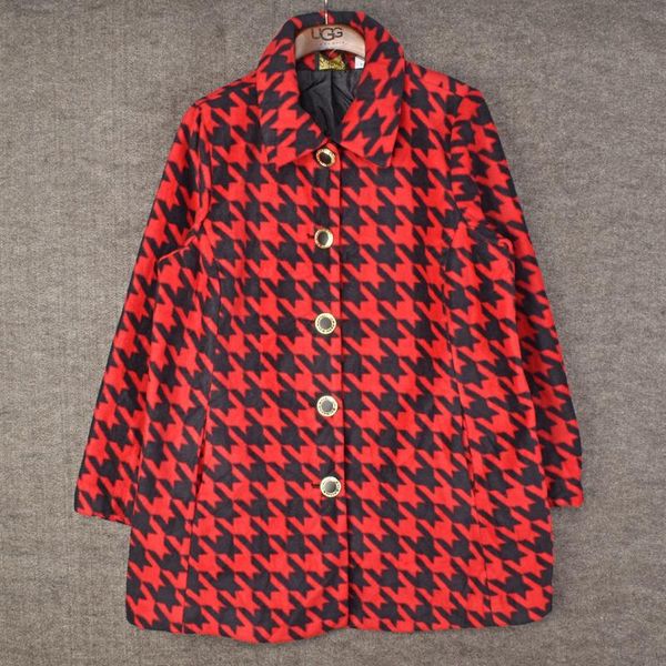 women's wool & blends american bob mackey designer foreign large size clothing for plump girls slim-fit leak-picking flannel plaid coat, Black
women's wool & blends american bob mackey designer foreign large size clothing for plump girls slim-fit leak-picking flannel plaid coat, Black