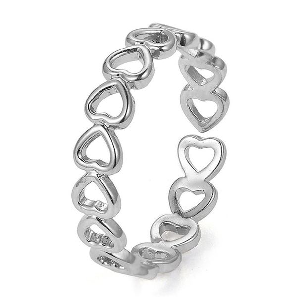 cluster rings simple hollow love heart ring jewelry silver open adjustable heart-shaped gift wedding party women girl design, Golden;silver
cluster rings simple hollow love heart ring jewelry silver open adjustable heart-shaped gift wedding party women girl design, Golden;silver