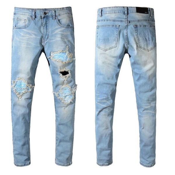 blue patchwork jeans for men streetwear denim designer slim git mens colthing black pencil pants men's
blue patchwork jeans for men streetwear denim designer slim git mens colthing black pencil pants men's