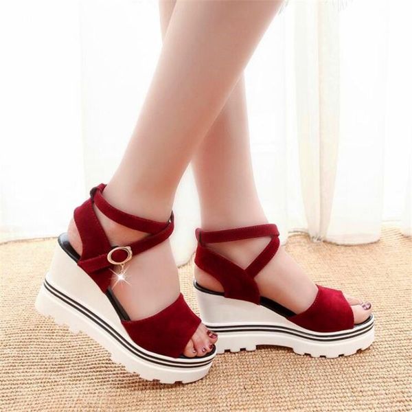 sandals 2021 ladies summer high-heeled wedge with open toe workplace thick-soled fashion women's, Black
sandals 2021 ladies summer high-heeled wedge with open toe workplace thick-soled fashion women's, Black