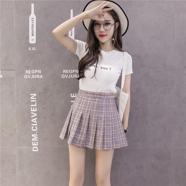 skirts summer women 2021 solid korean high waist plaid mini pleated skirt school girls cute with zipper, Black
skirts summer women 2021 solid korean high waist plaid mini pleated skirt school girls cute with zipper, Black
