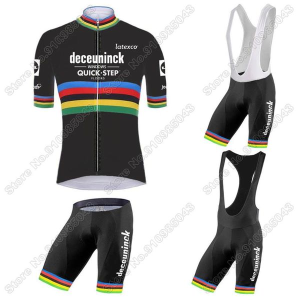 suit quick step cycling jersey 2021 world clothing road bike shirt black men wear pro racing sets, Black;blue
suit quick step cycling jersey 2021 world clothing road bike shirt black men wear pro racing sets, Black;blue