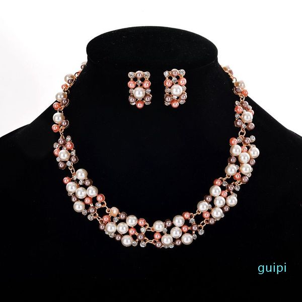 bridal wedding jewelry pearl rhinestone necklace earring set wholesale crystal jewelry set wedding party jewelry accessories, Silver
bridal wedding jewelry pearl rhinestone necklace earring set wholesale crystal jewelry set wedding party jewelry accessories, Silver