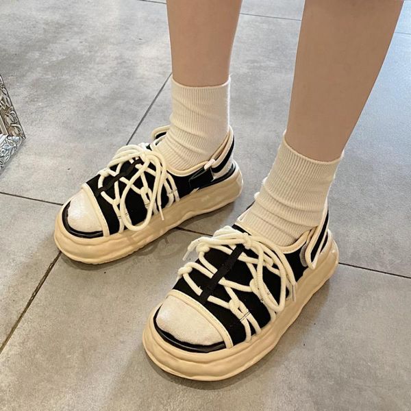 sandals 2021 trends women summer flat british wind embroidery thick-soled casual roman designer shoes platform sandal, Black
sandals 2021 trends women summer flat british wind embroidery thick-soled casual roman designer shoes platform sandal, Black