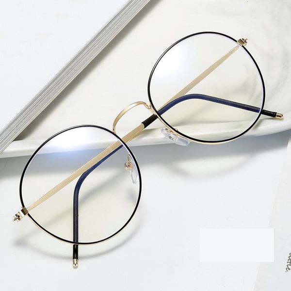 fashion sunglasses frames anti blue light glasses frame ultralight metal round optical sepectacles men women computer goggles eyeglasses eye, Black
fashion sunglasses frames anti blue light glasses frame ultralight metal round optical sepectacles men women computer goggles eyeglasses eye, Black