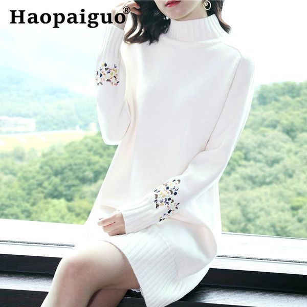 casual dresses embroidered floral bodycon dress women long sleeve turtleneck white sweater black midi winter sukienki, Black;gray
casual dresses embroidered floral bodycon dress women long sleeve turtleneck white sweater black midi winter sukienki, Black;gray