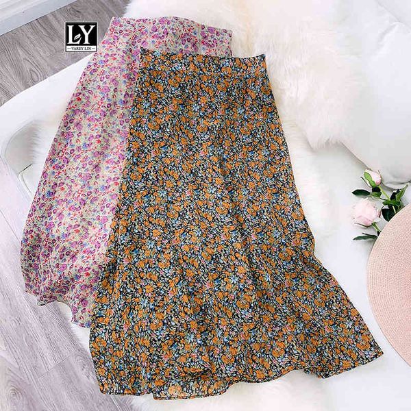 suits women summer vintage chiffon long skirts elegant floral print elastic high waist a-line female slim skirt, Black
suits women summer vintage chiffon long skirts elegant floral print elastic high waist a-line female slim skirt, Black