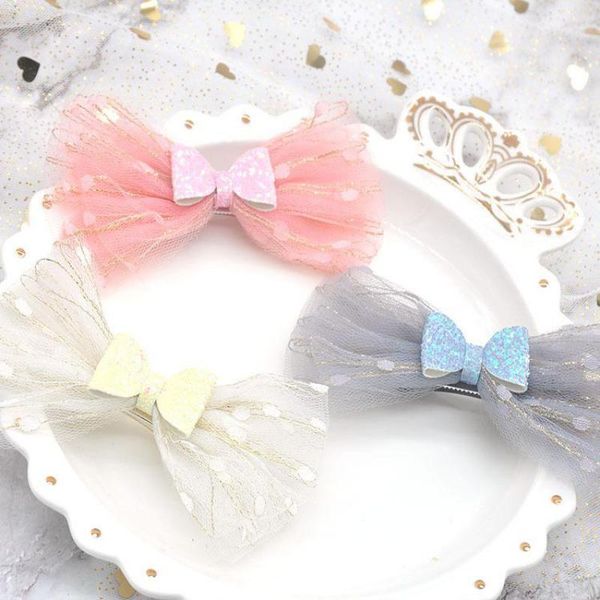 hair accessories children's cute and beautiful lace glitter bow princess headdress duckbill clip bangs, Slivery;white
hair accessories children's cute and beautiful lace glitter bow princess headdress duckbill clip bangs, Slivery;white