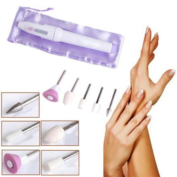 nail drill & accessories portable professional electric manicure pedicure file with 5 bits
nail drill & accessories portable professional electric manicure pedicure file with 5 bits