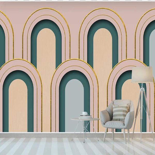 wallpapers custom 3d wallpaper modern geometric arch art pattern line mural living room bedroom background wall home decor stickers
wallpapers custom 3d wallpaper modern geometric arch art pattern line mural living room bedroom background wall home decor stickers