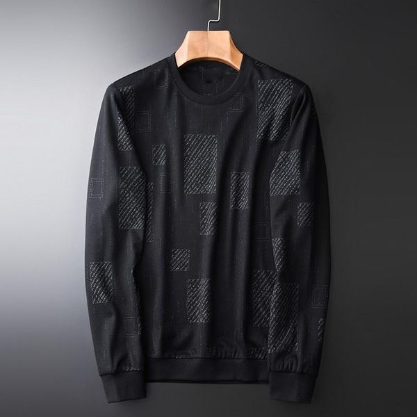 men's hoodies & sweatshirts 2021 spring and autumn mens luxury yarn dyed geometric men plus size 4xl fashion slim fit sweatshirt male, Black
men's hoodies & sweatshirts 2021 spring and autumn mens luxury yarn dyed geometric men plus size 4xl fashion slim fit sweatshirt male, Black