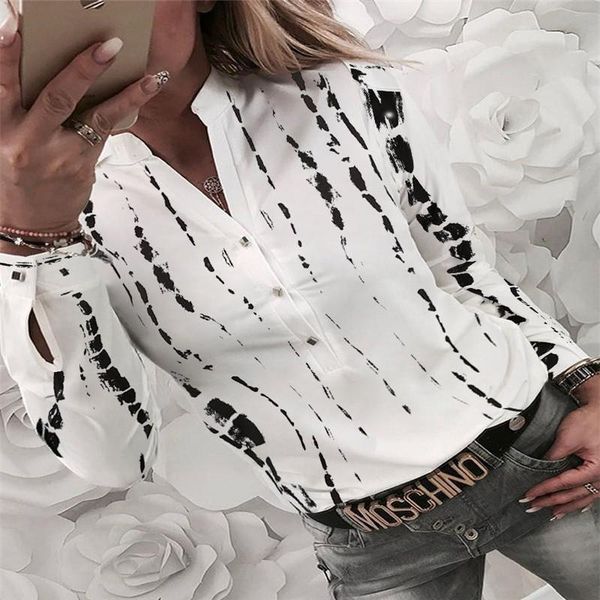 trendy women clothes long sleeve loose stand collar shirts geometry polyester casual button blouse one pieces women's blouses &, White
trendy women clothes long sleeve loose stand collar shirts geometry polyester casual button blouse one pieces women's blouses &, White