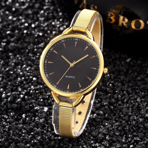 wristwatches 2021 women luxury watch gold simple ladies fashion dress watches quartz relogios femininos saat, Slivery;brown
wristwatches 2021 women luxury watch gold simple ladies fashion dress watches quartz relogios femininos saat, Slivery;brown