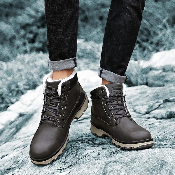 boots fashion winter warm ankle men waterproof male boot outdoor footwear working lace up mens shoes botas hombre big size 39-45, Black
boots fashion winter warm ankle men waterproof male boot outdoor footwear working lace up mens shoes botas hombre big size 39-45, Black