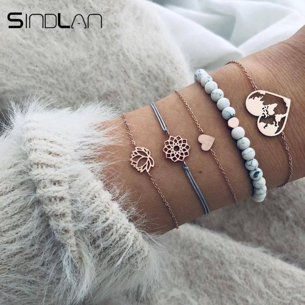 charm bracelets sindlan 5pcs heart bracelet lotus flower beads set wrist chain jewelry for women vintage wristband, Golden;silver
charm bracelets sindlan 5pcs heart bracelet lotus flower beads set wrist chain jewelry for women vintage wristband, Golden;silver