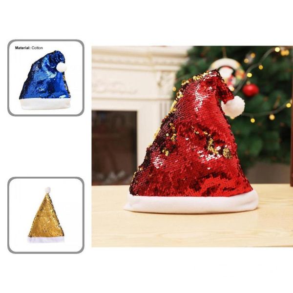 party hats christmas hat shiny sequin santa claus cap xmas durable
party hats christmas hat shiny sequin santa claus cap xmas durable