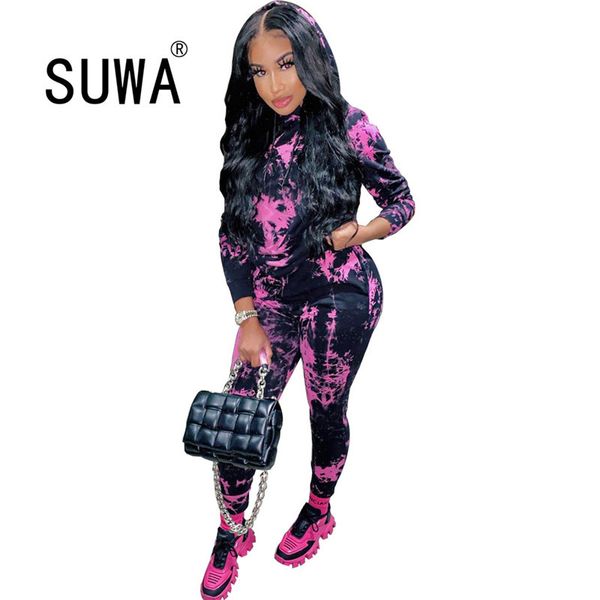 fall winter tracksuit women sets tie dye printed hoodies sweatshirt and sweatpants jogger trousers sportswear suit streetwear 210525, White
fall winter tracksuit women sets tie dye printed hoodies sweatshirt and sweatpants jogger trousers sportswear suit streetwear 210525, White