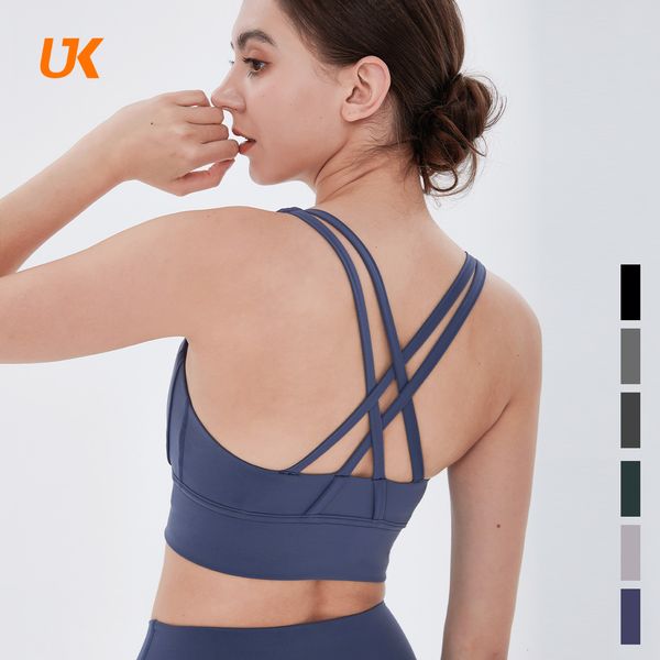 nude cross back yoga underwear women's fitns shockproof gathering removable running bra, Black;white
nude cross back yoga underwear women's fitns shockproof gathering removable running bra, Black;white