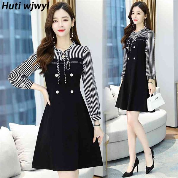 black chic office lady shirt dress spring autumn vintage striped 3xl plus size mini women bodycon party vestidos 210528, Black;gray
black chic office lady shirt dress spring autumn vintage striped 3xl plus size mini women bodycon party vestidos 210528, Black;gray