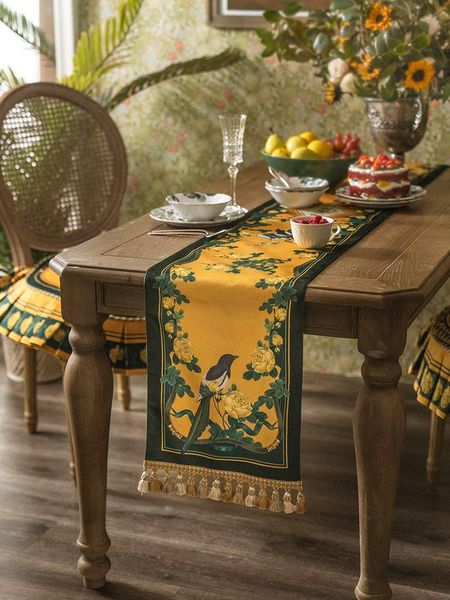 american table runner european high-end luxury country dining shoe cabinet cover cloth coffee tv curtain & drapes
american table runner european high-end luxury country dining shoe cabinet cover cloth coffee tv curtain & drapes