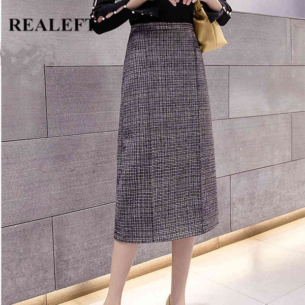 woolen women's long skirts autumn winter korean style houndstooth high waist straight wrap female 210428, Black
woolen women's long skirts autumn winter korean style houndstooth high waist straight wrap female 210428, Black