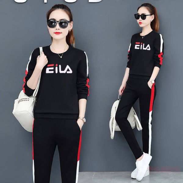 autumn leisure suit women's fashion korean version new large loose home running sportswear long sve two-piece set, Gray
autumn leisure suit women's fashion korean version new large loose home running sportswear long sve two-piece set, Gray