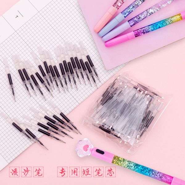 pens creative girl heart quicksand full needle refill fairy stick quicksand gel short refill 50 pack
pens creative girl heart quicksand full needle refill fairy stick quicksand gel short refill 50 pack