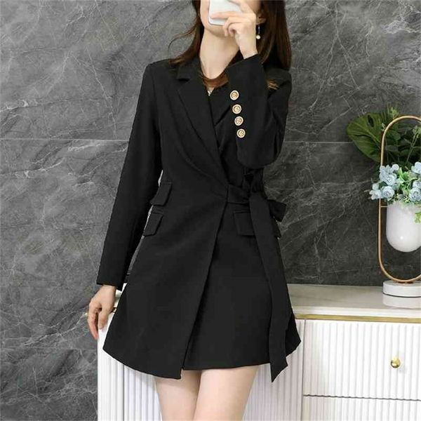 5xl female blazer autumn and winter solid color mid-length ladies jacket ladies loose fashion small suit 210527, White;black
5xl female blazer autumn and winter solid color mid-length ladies jacket ladies loose fashion small suit 210527, White;black